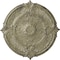 Ekena Millwork Attica Acanthus Leaf Medallion (Canopies up to 3 1/4"), 30 1/8"OD x 1 1/2"P, Castle Stone Crackle CM30ATCSC - alternate 1